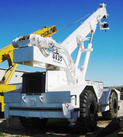 1979 Warner Swasey 4435 Badger 40 Ton 4x4 Cherry Picker Rough Terrain Crane